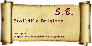Stollár Brigitta névjegykártya
